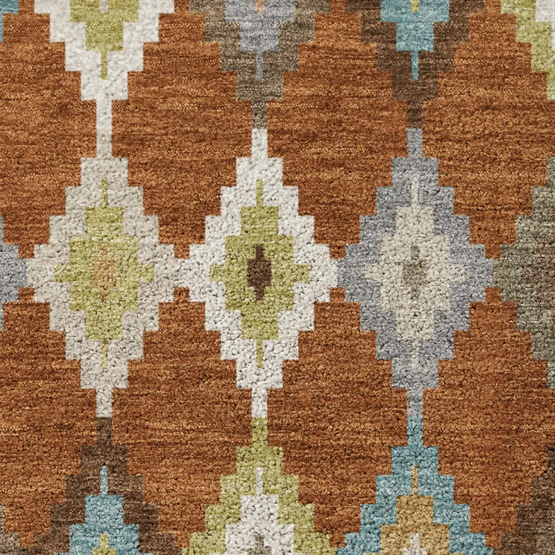 Luxury Washable Kenner Paprika 8\' x 10\' Rug