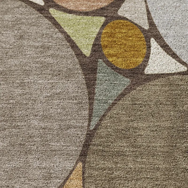 Luxury Washable Kenner Taupe 2\'6\" x 3\'10\" Rug