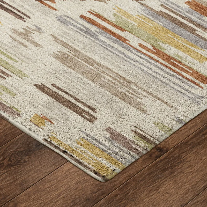 Luxury Washable Kenner Ivory 3\' x 5\' Rug
