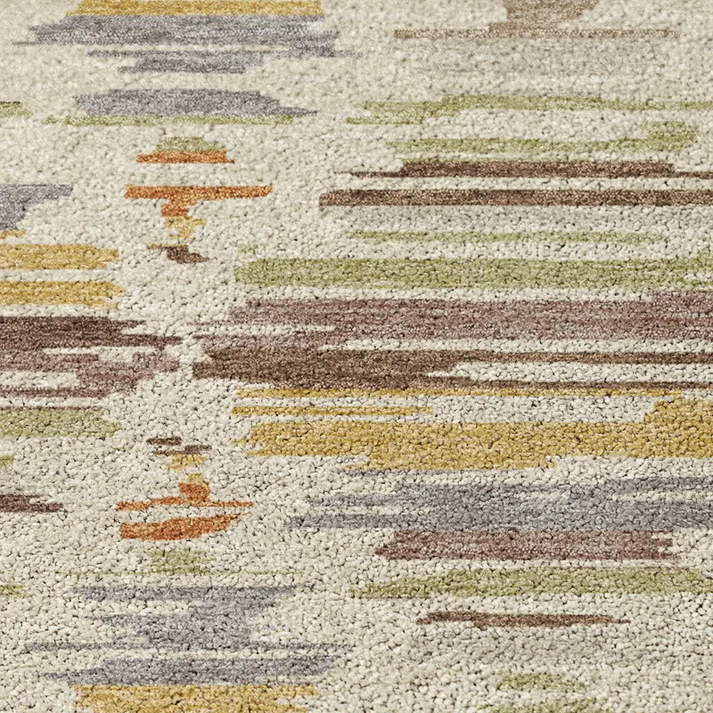 Luxury Washable Kenner Ivory 3\' x 5\' Rug