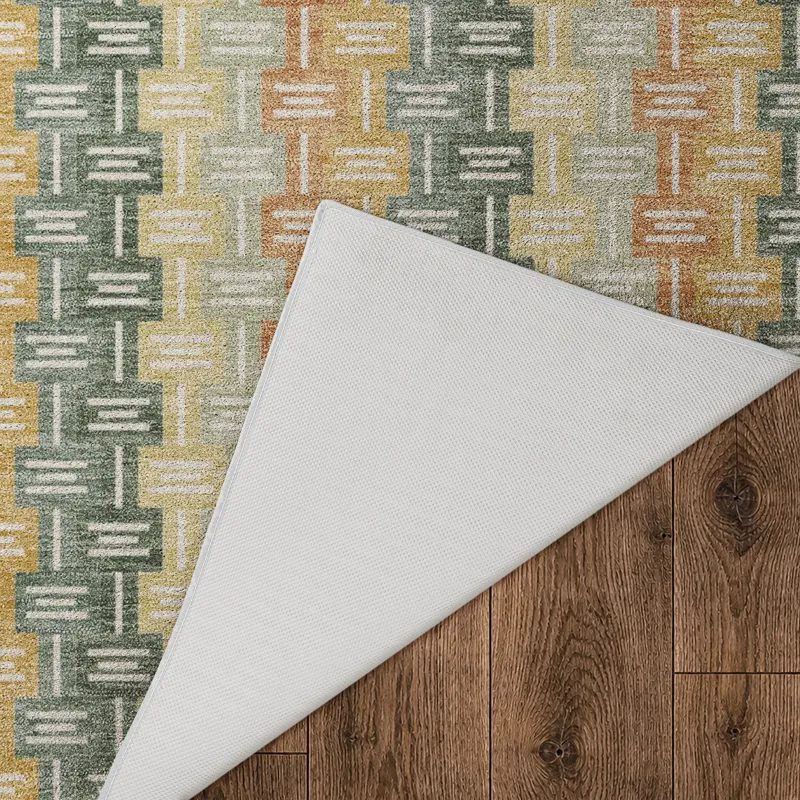 Luxury Washable Kenner Basil 3\' x 5\' Rug