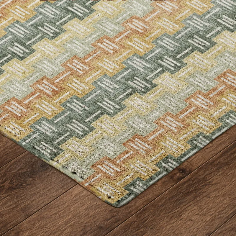 Luxury Washable Kenner Basil 3\' x 5\' Rug