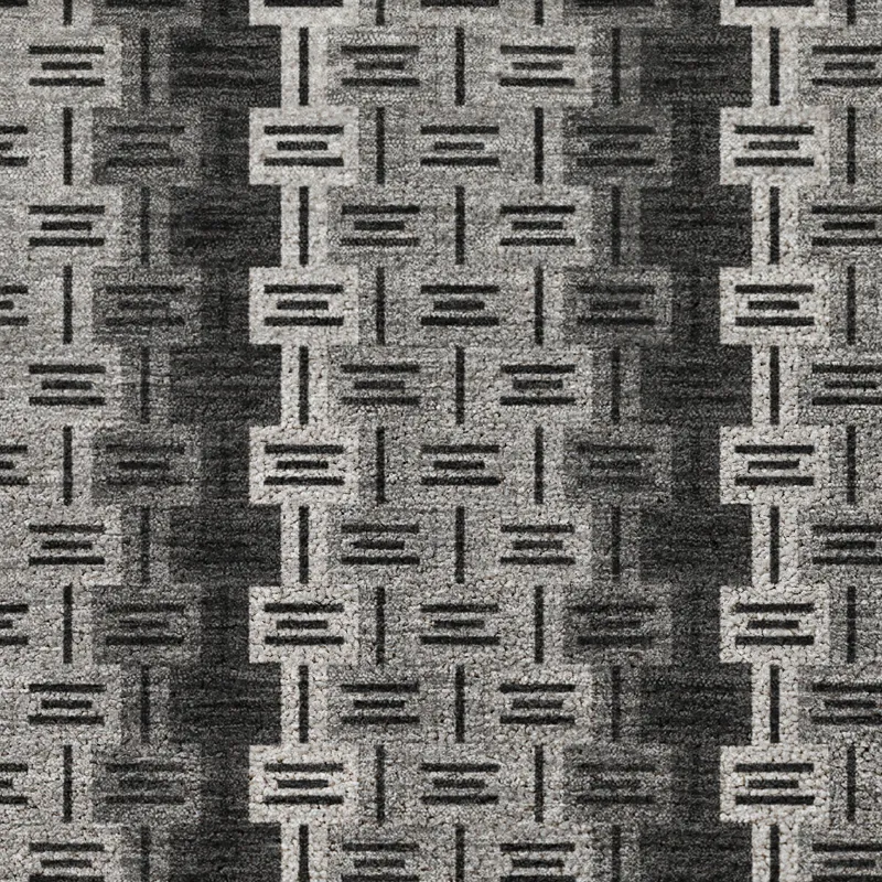 Luxury Washable Kenner Black 8\' x 10\' Rug