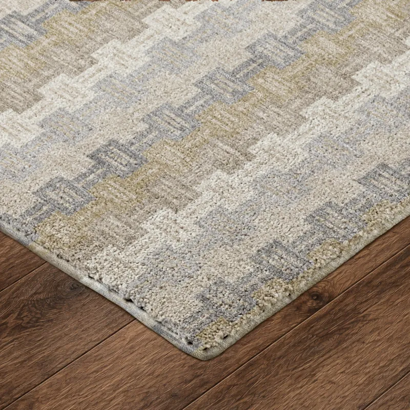 Luxury Washable Kenner Ivory 8\' x 10\' Rug
