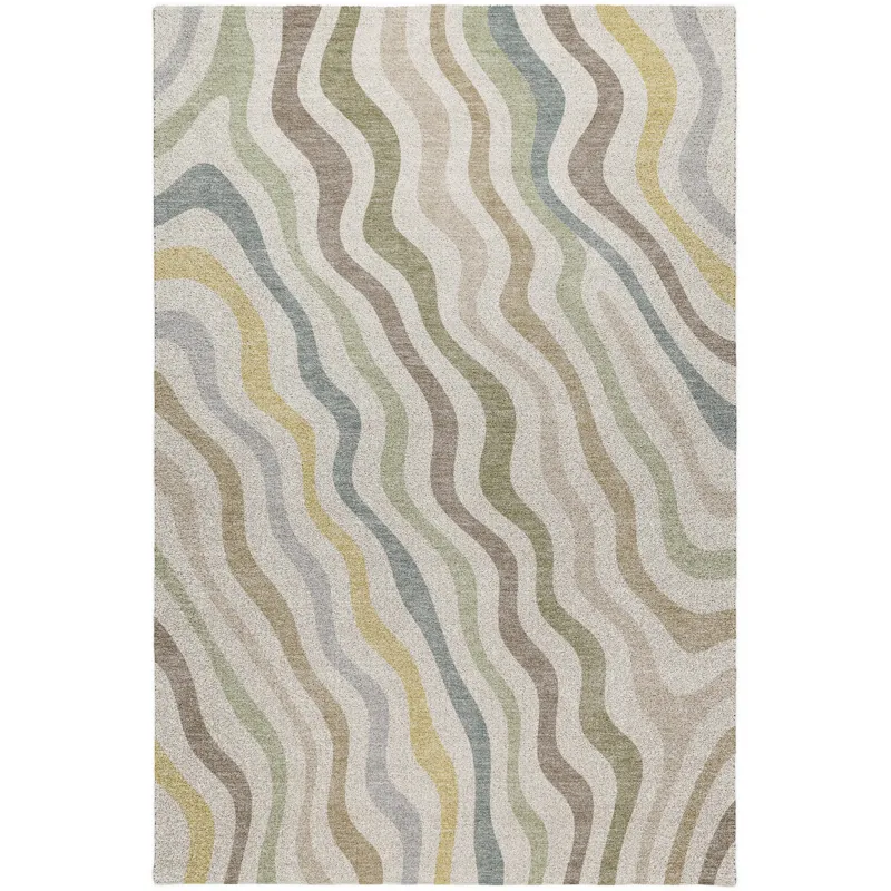 Luxury Washable Kenner Ivory 9\' x 12\' Rug
