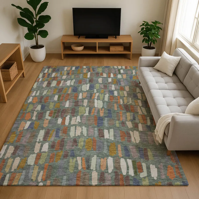 Luxury Washable Kenner Basil 3\' x 5\' Rug