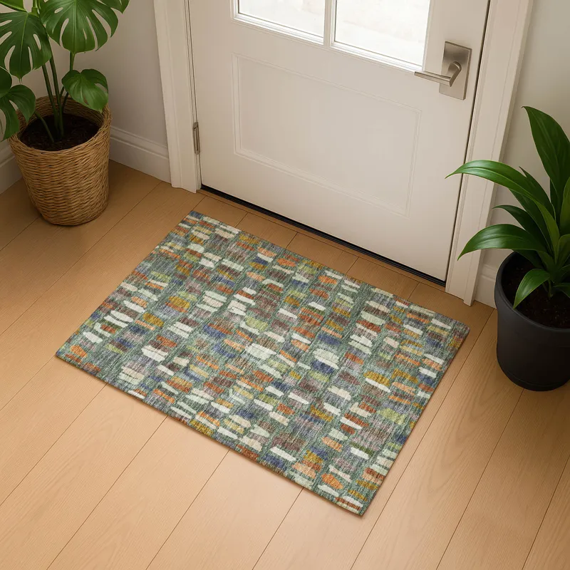 Luxury Washable Kenner Basil 1\'8\" x 2\'6\" Rug