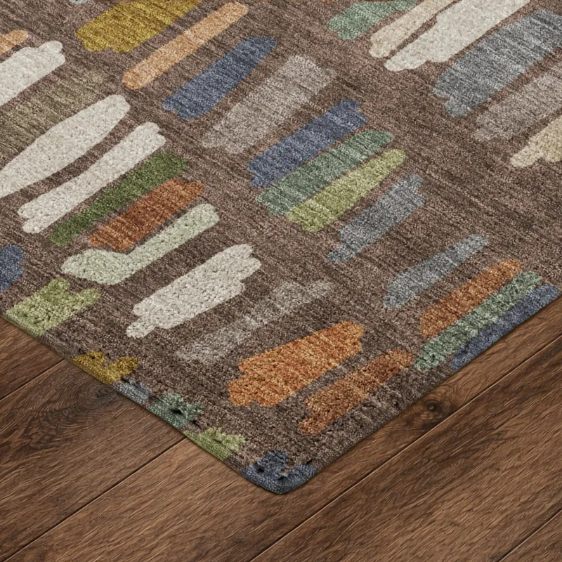 Luxury Washable Kenner Chocolate 5\' x 7\'6\" Rug