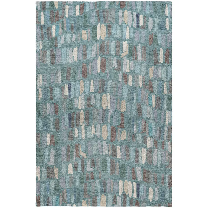 Luxury Washable Kenner Teal 3\' x 5\' Rug