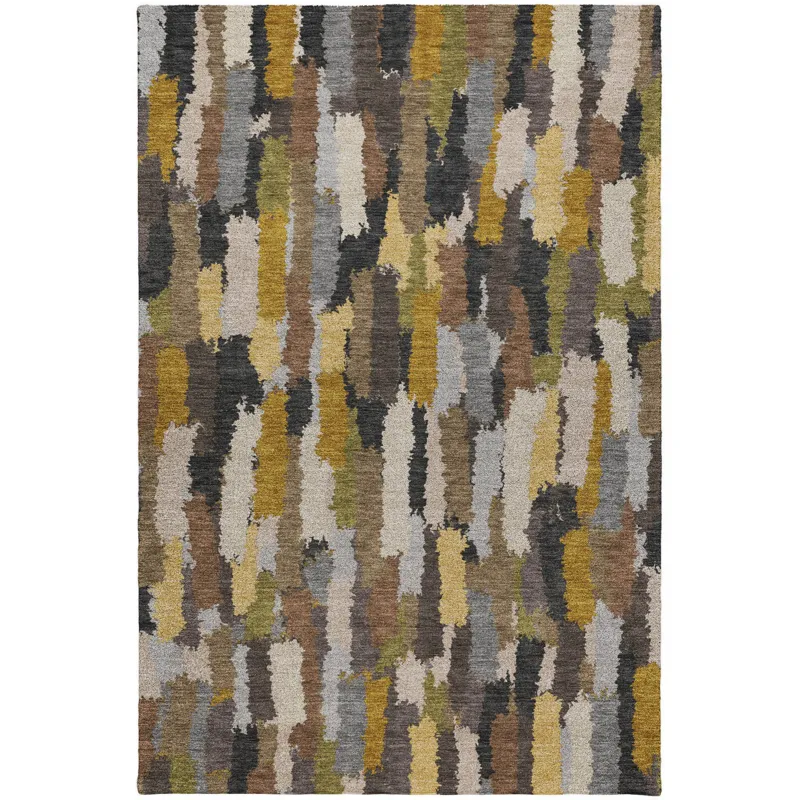 Luxury Washable Kenner Black 10\' x 14\' Rug
