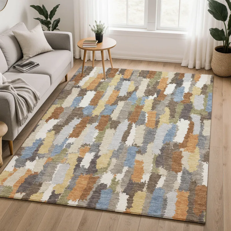 Luxury Washable Kenner Chocolate 9\' x 12\' Rug
