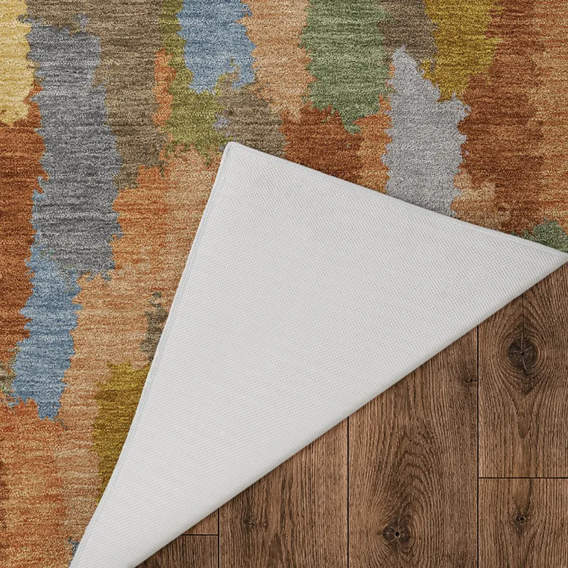 Luxury Washable Kenner Copper 1\'8\" x 2\'6\" Rug