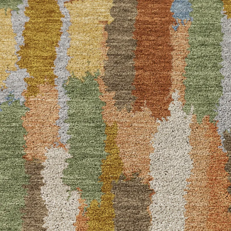 Luxury Washable Kenner Copper 1\'8\" x 2\'6\" Rug