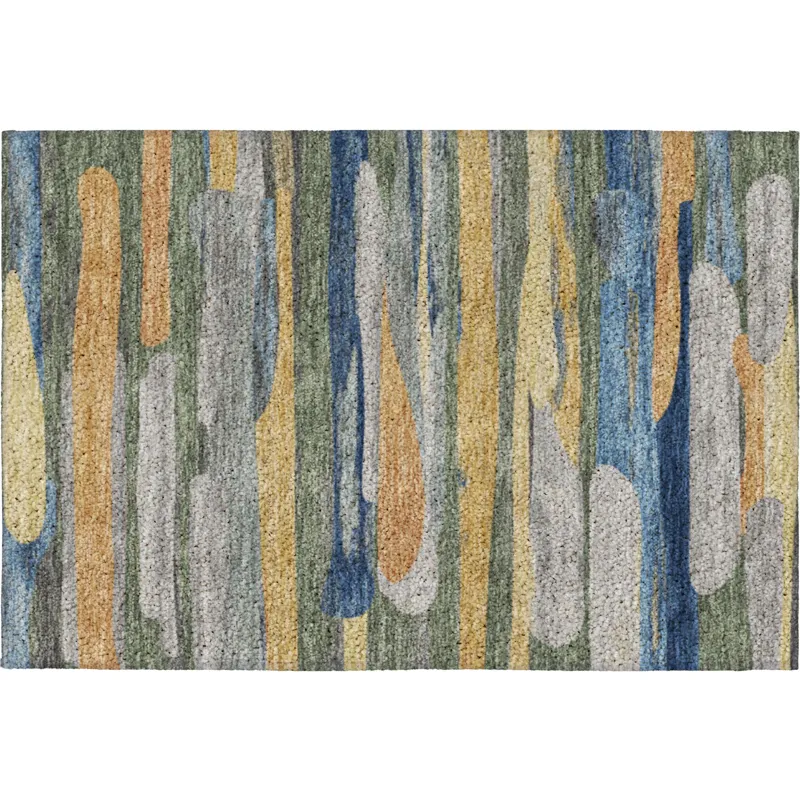 Luxury Washable Kenner Basil 1\'8\" x 2\'6\" Rug