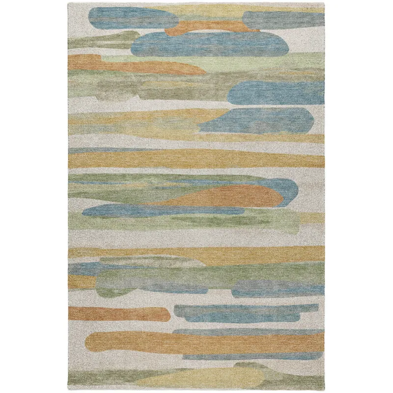 Luxury Washable Kenner Ivory 3\' x 5\' Rug
