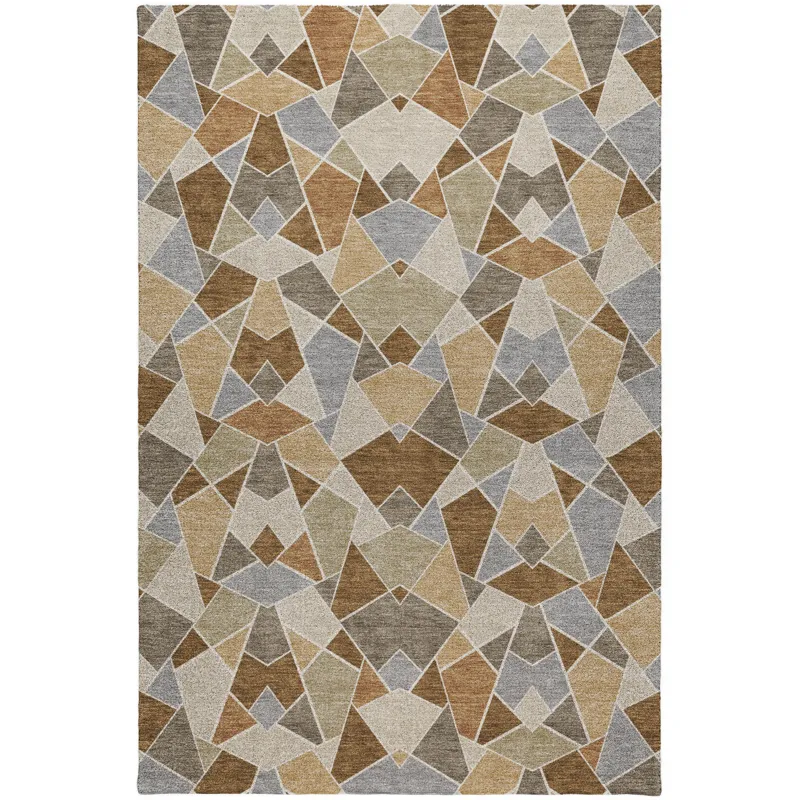 Luxury Washable Kenner Chocolate 2\'6\" x 3\'10\" Rug