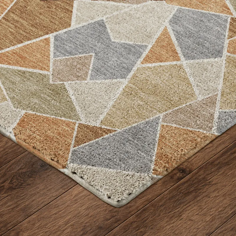 Luxury Washable Kenner Copper 5\' x 7\'6\" Rug