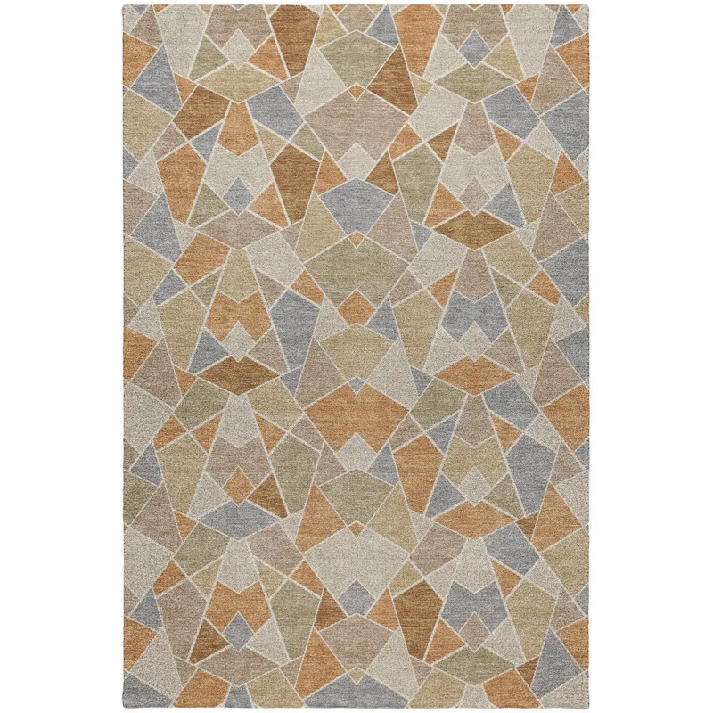 Luxury Washable Kenner Copper 5\' x 7\'6\" Rug