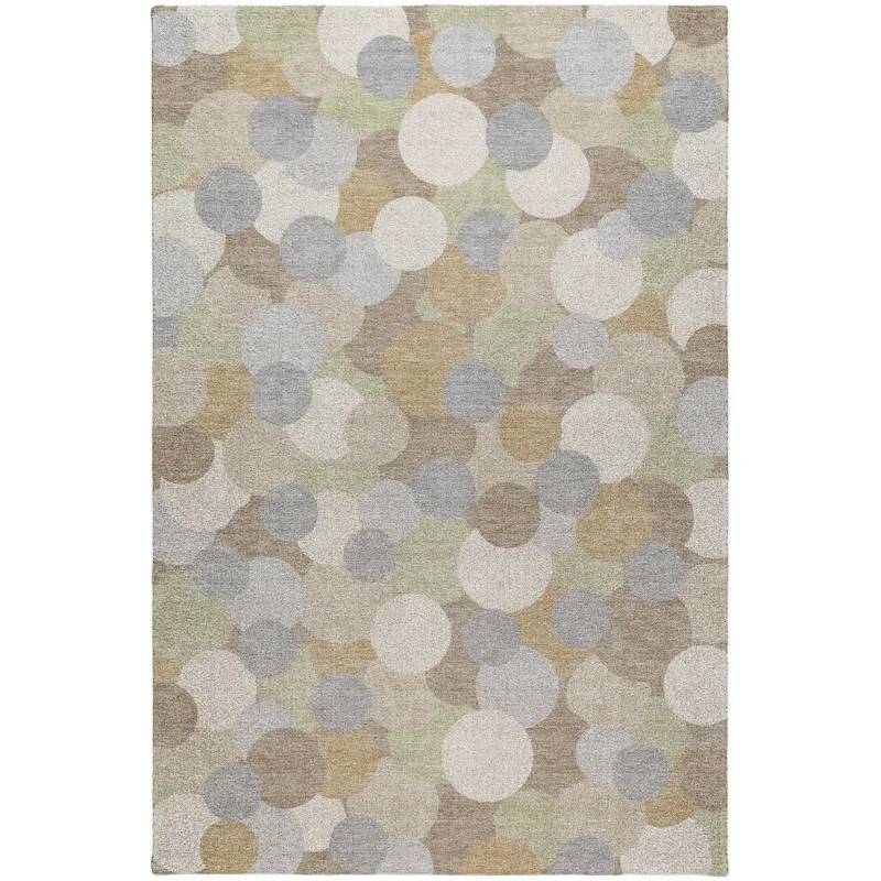 Luxury Washable Kenner Khaki 3\' x 5\' Rug