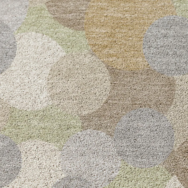 Luxury Washable Kenner Khaki 2\'3\" x 7\'6\" Runner Rug