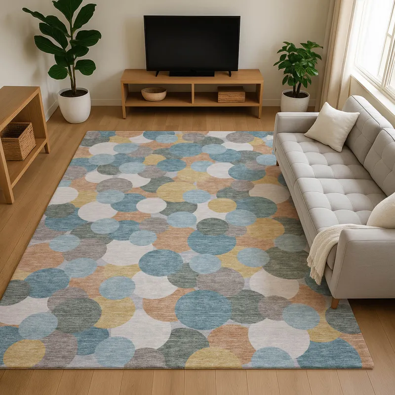 Luxury Washable Kenner Seaside 2\'6\" x 3\'10\" Rug