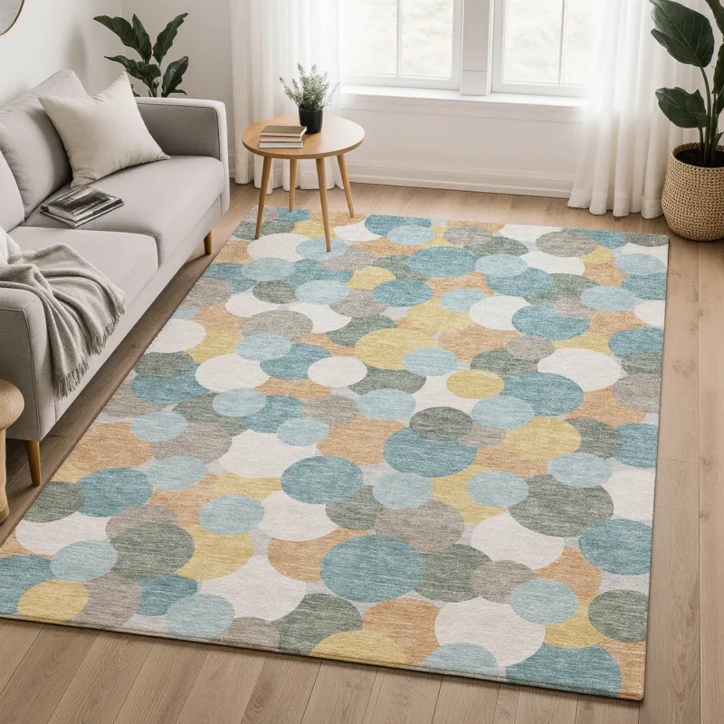 Luxury Washable Kenner Seaside 2\'6\" x 3\'10\" Rug