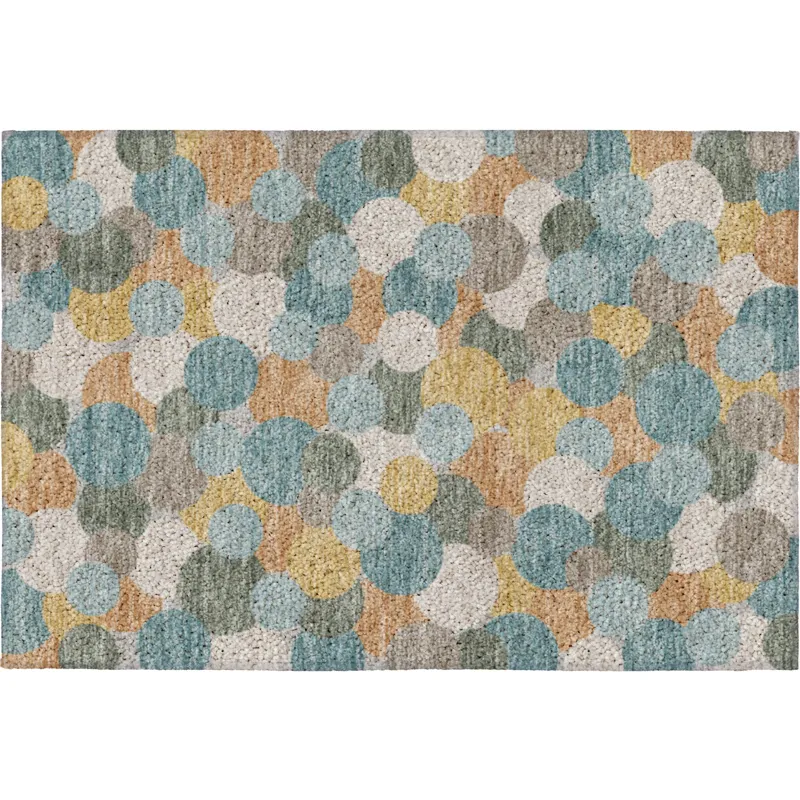 Luxury Washable Kenner Seaside 1\'8\" x 2\'6\" Rug