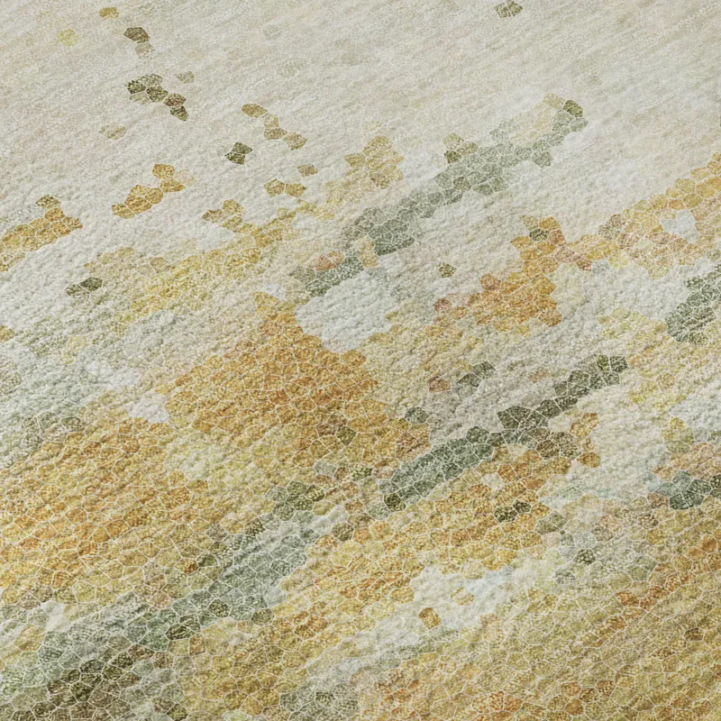 Luxury Washable Lumara Aloe 3\' x 5\' Rug