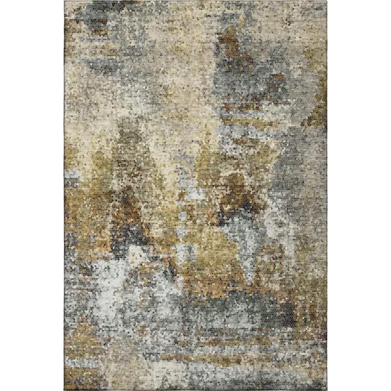 Luxury Washable Lumara Khaki 10\' x 14\' Rug