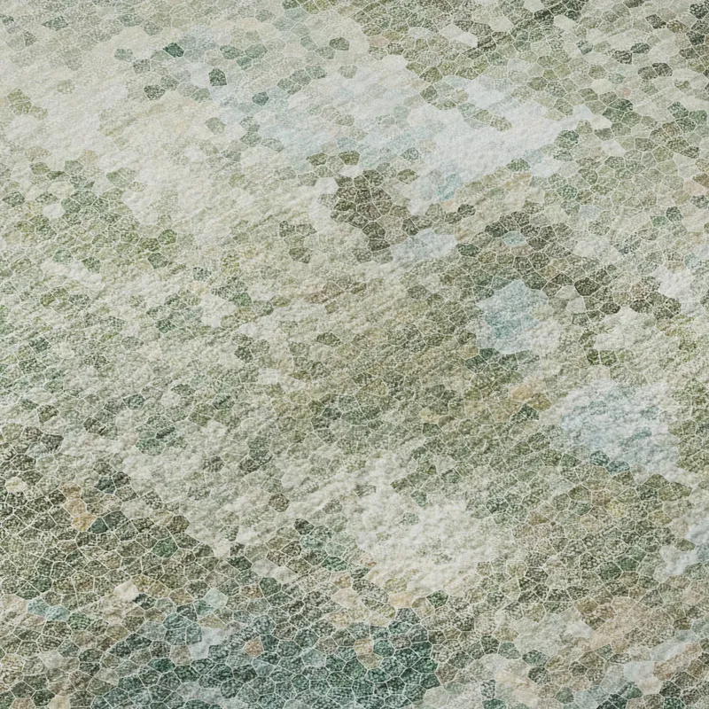 Luxury Washable Lumara Seafoam 8\' x 10\' Rug