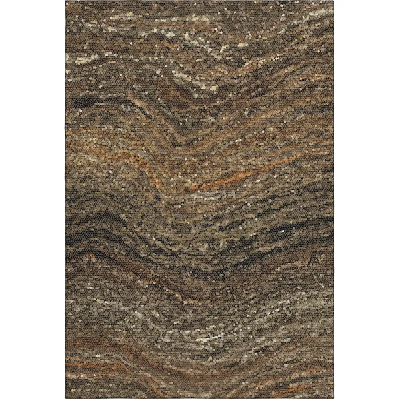 Luxury Washable Lumara Brown 8\' x 10\' Rug