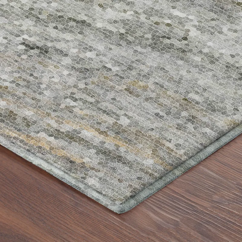 Luxury Washable Lumara Granite 8\' x 8\' Round Rug