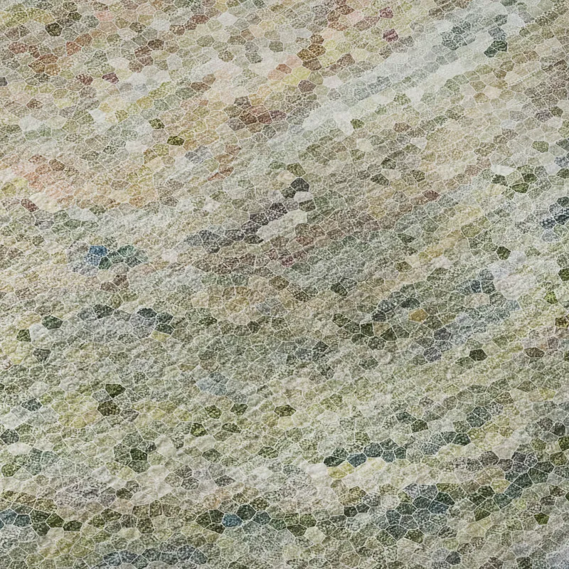 Luxury Washable Lumara Sage 2\'6\" x 3\'10\" Rug