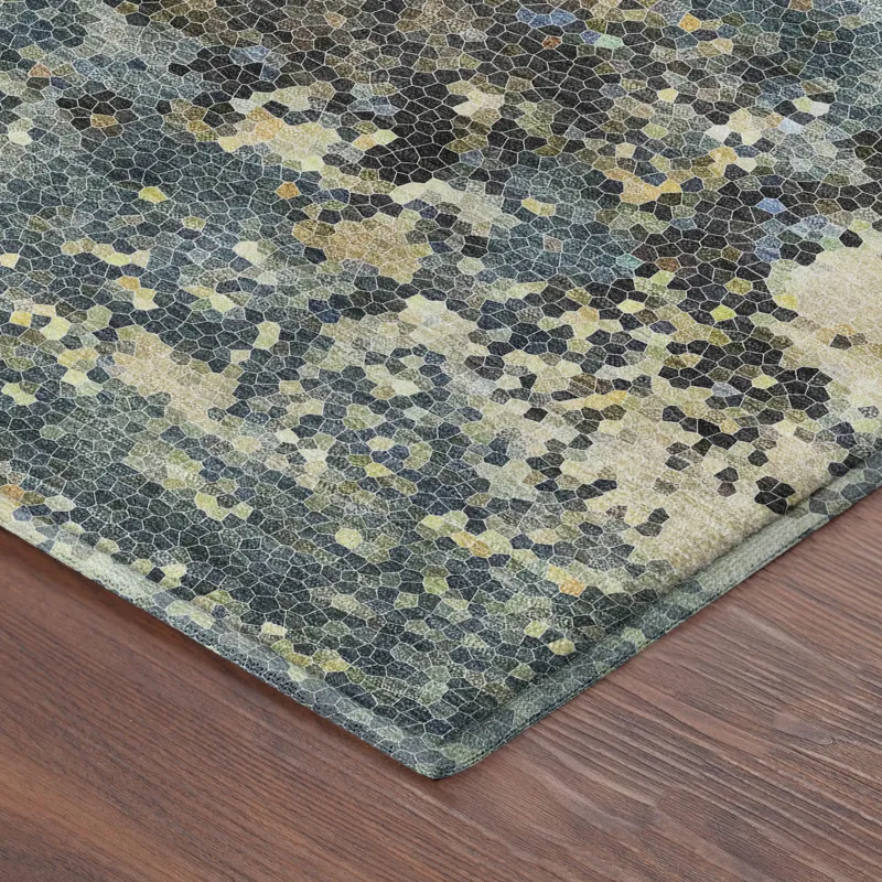 Luxury Washable Lumara Multi 8\' x 8\' Round Rug