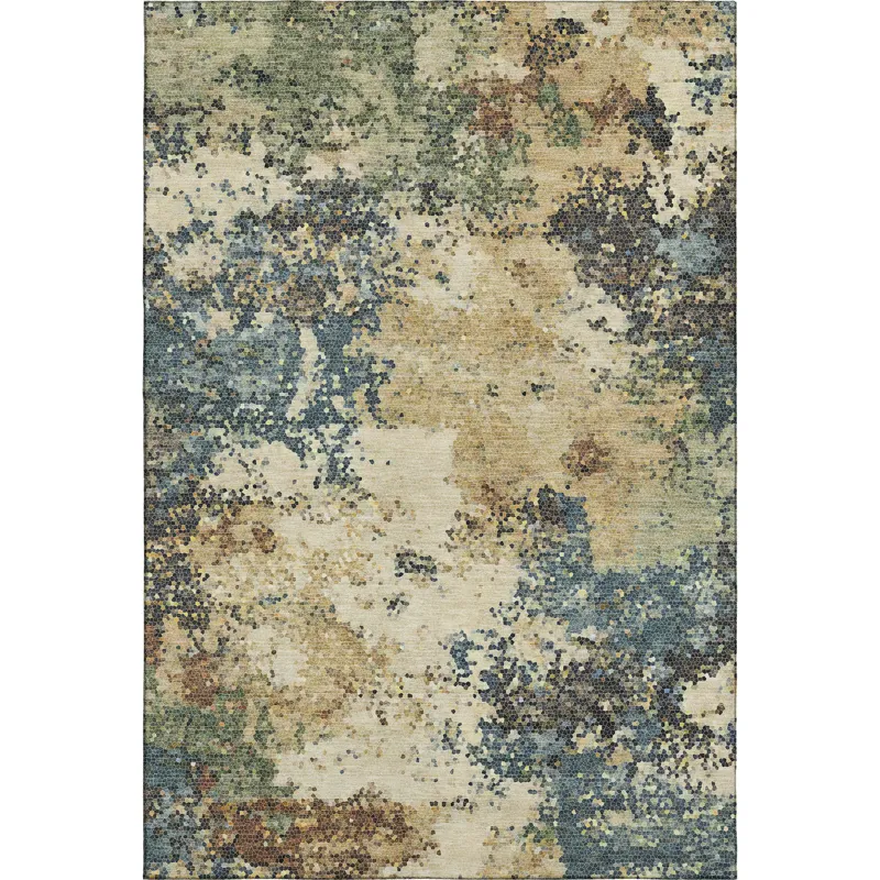 Luxury Washable Lumara Multi 9\' x 12\' Rug