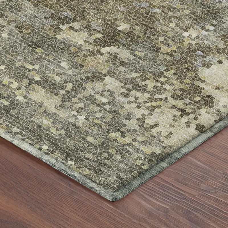 Luxury Washable Lumara Wheat 2\'6\" x 3\'10\" Rug