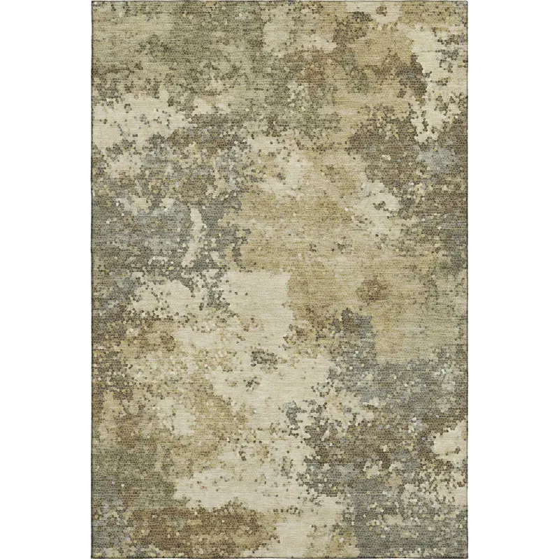 Luxury Washable Lumara Wheat 2\'6\" x 3\'10\" Rug