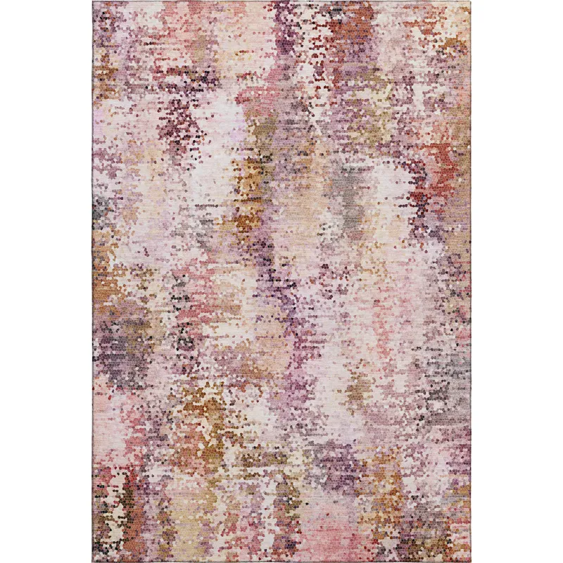 Luxury Washable Lumara Blush 10\' x 14\' Rug