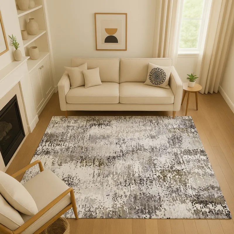 Luxury Washable Lumara Putty 10\' x 14\' Rug