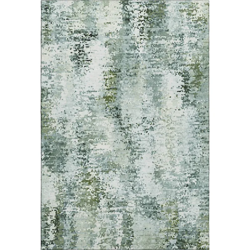 Luxury Washable Lumara Sage 8\' x 10\' Rug