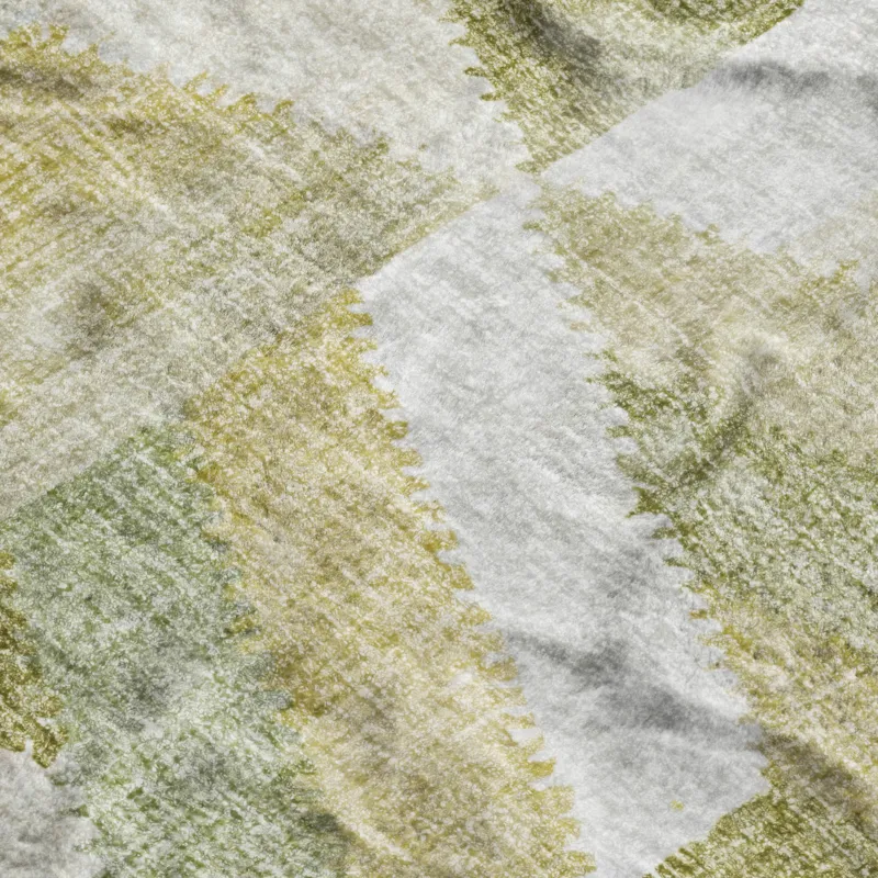 Luxury Washable Lorenzo Aloe 5\' x 7\'6\" Rug