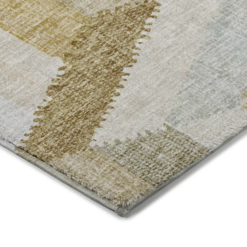 Luxury Washable Lorenzo Tan 8\' x 10\' Rug