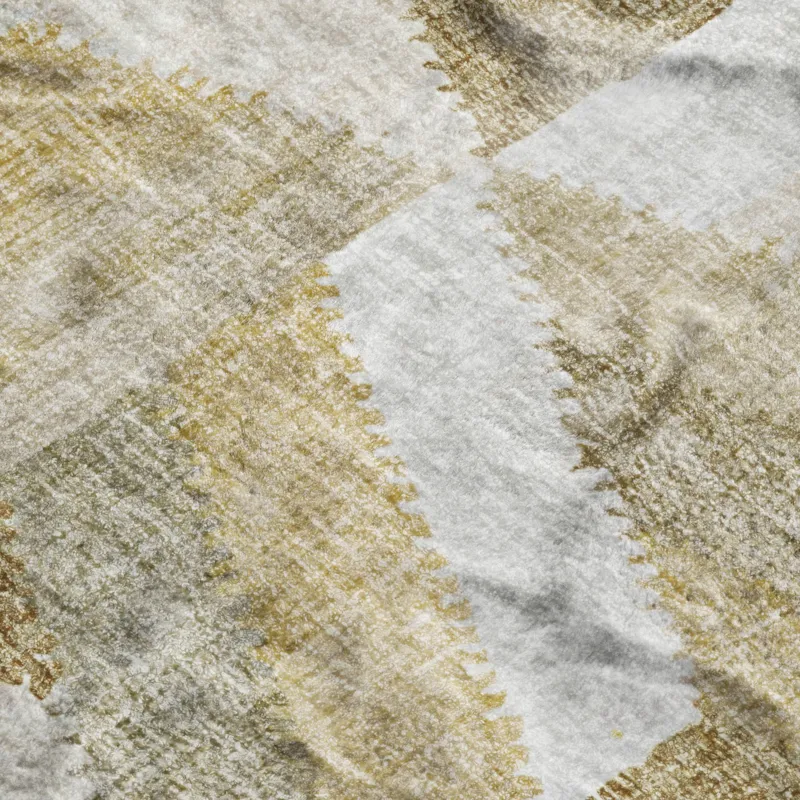 Luxury Washable Lorenzo Tan 8\' x 10\' Rug