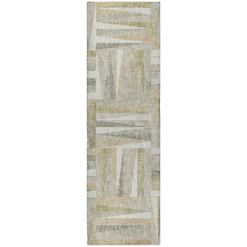 Luxury Washable Lorenzo Linen 2\'3\" x 7\'6\" Runner Rug