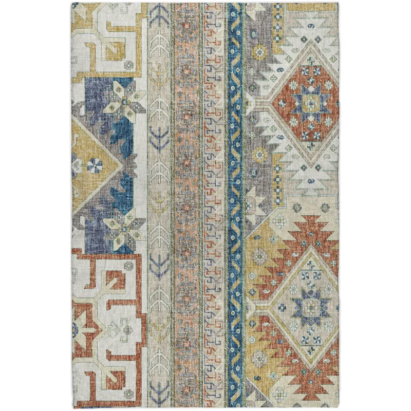 Luxury Washable Lorenzo Ivory 8\' x 10\' Rug