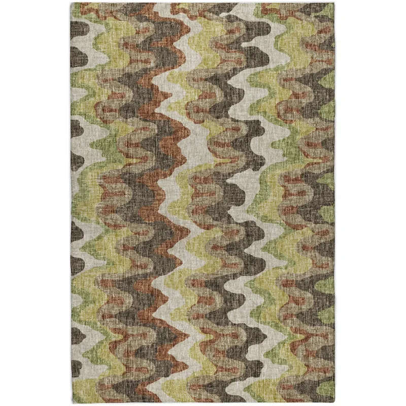Luxury Washable Lorenzo Chocolate 9\' x 12\' Rug