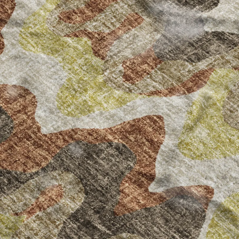 Luxury Washable Lorenzo Chocolate 1\'8\" x 2\'6\" Rug