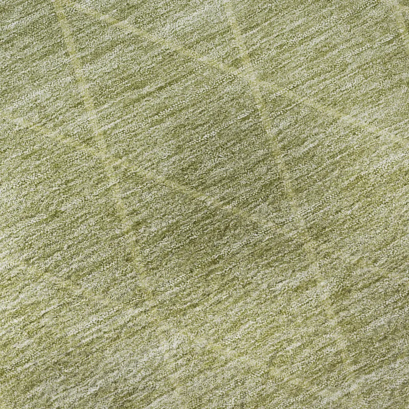 Luxury Washable Lazio Aloe 1\'8\" x 2\'6\" Rug