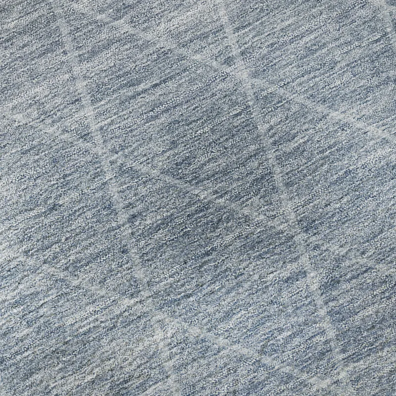 Luxury Washable Lazio Blue 9\' x 12\' Rug