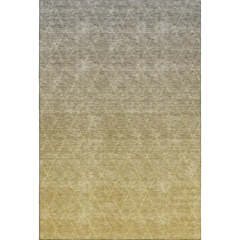 Luxury Washable Lazio Gold 9\' x 12\' Rug